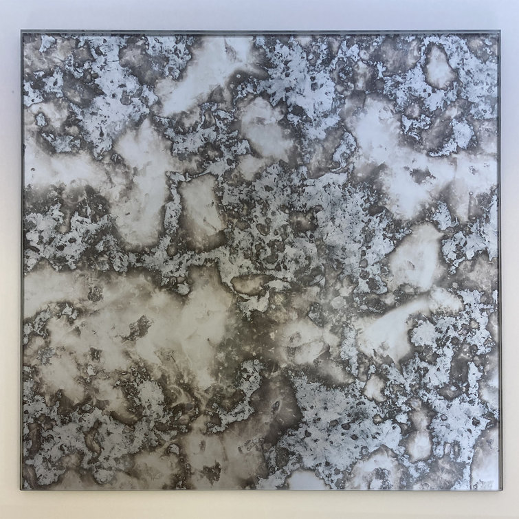 Medici Mosaics Antique Mirror 12 " x 12" Glass Vintage Tile